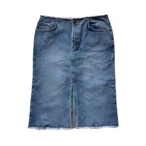 Vintage 00s Parasuco Denim Midi Skirt ⭐️